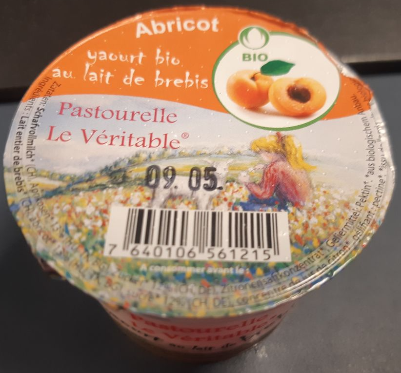 yogourt Abricot Bi-Couche - Pastourelle (pot plastique 125g)