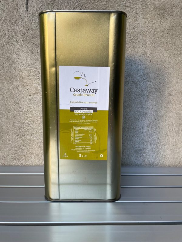 BIDON !!! huile d'Olive grecque Castaway - 5l