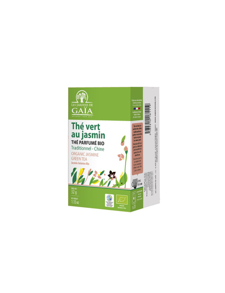 Gaïa Thé vert Jasmin BIO 20x1.6g Claro