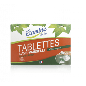tablettes lave vaisselle (50 pces) - Etamine du lys - biopartner