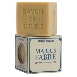 savon de Marseille BLANC brut étui (400g) - Marius Fabre